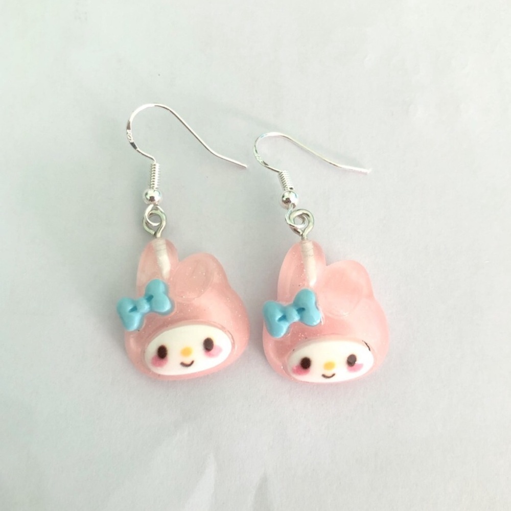 NWT - Cute Pink and Blue Pastel My Melody Dangle Earrings